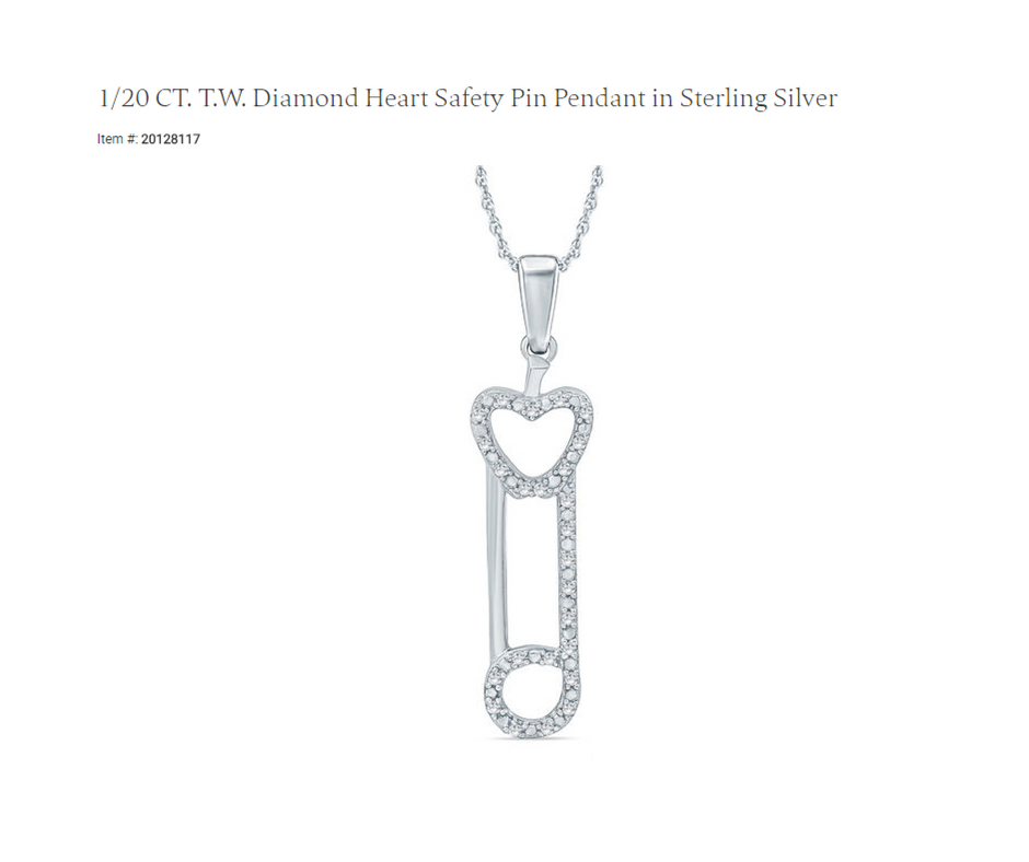 Zales Is Selling A Penis Shaped Safety Pin Pendant And